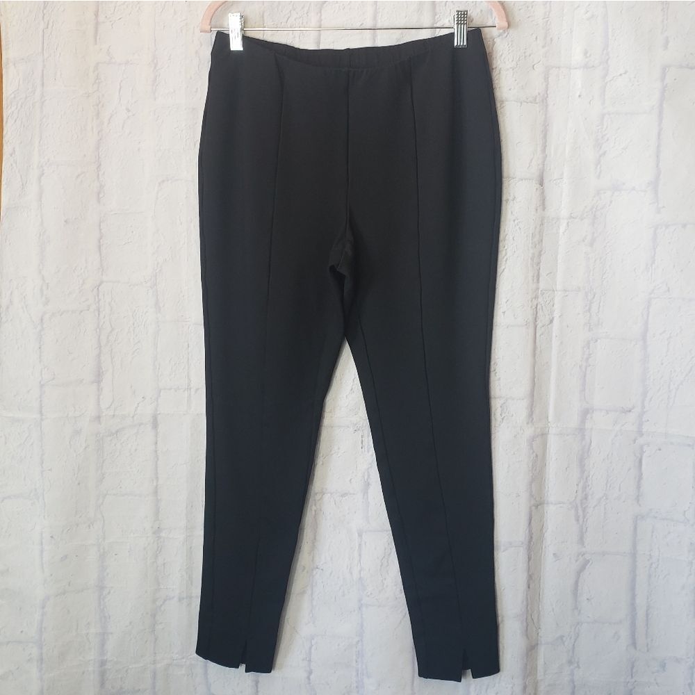 J. JILL PONTE Black Leggings Ankle Medium